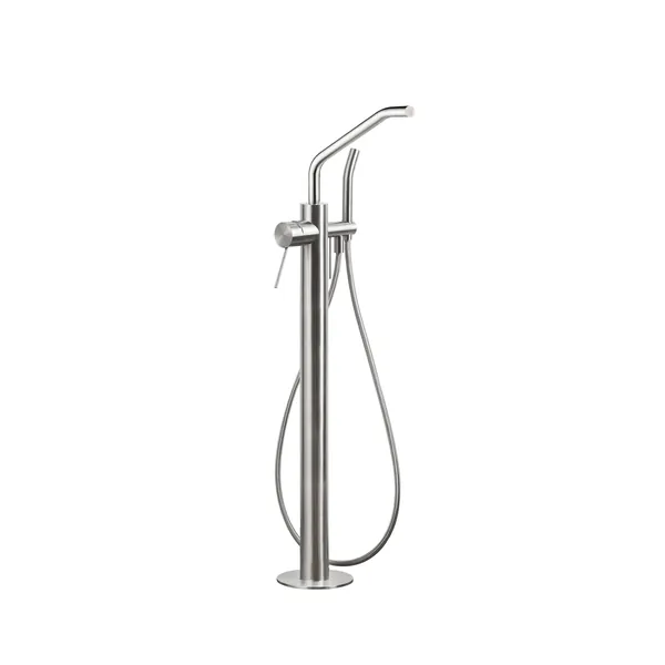 Slancio Freestanding Bath Filler Mixer With Handshower And Flexible Hose