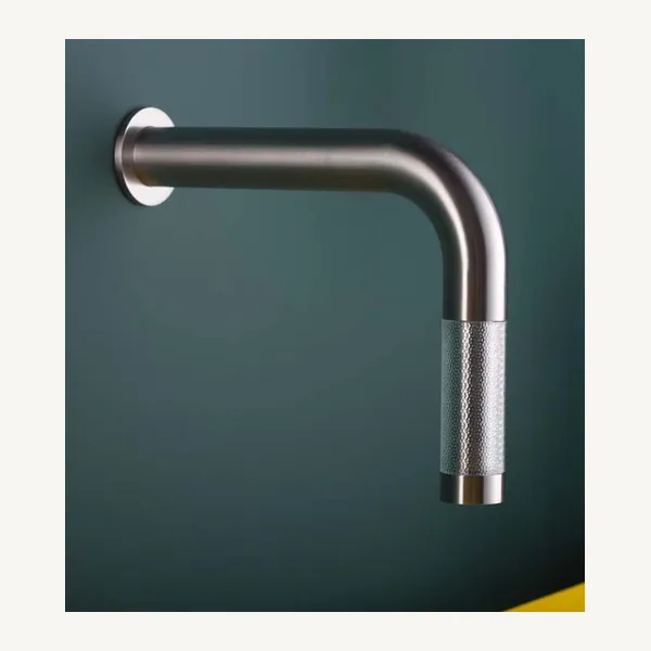 Naturale Wall Mounted Basin Spout with Glass Element