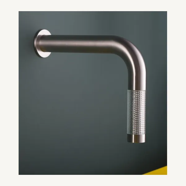 Naturale Wall Mounted Basin Spout with Glass Element