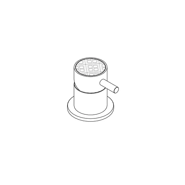 Naturale Wall Mounted Mixer with Glass Element