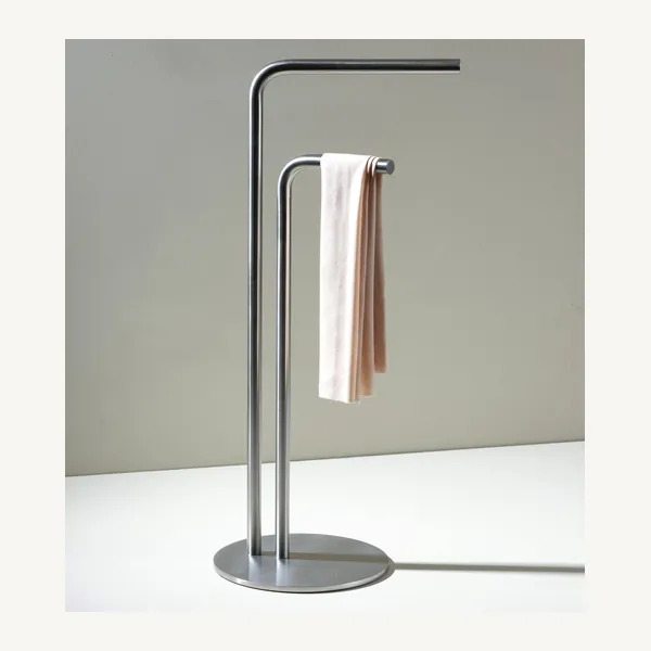 Misura Freestanding Two Rail Towel Stand