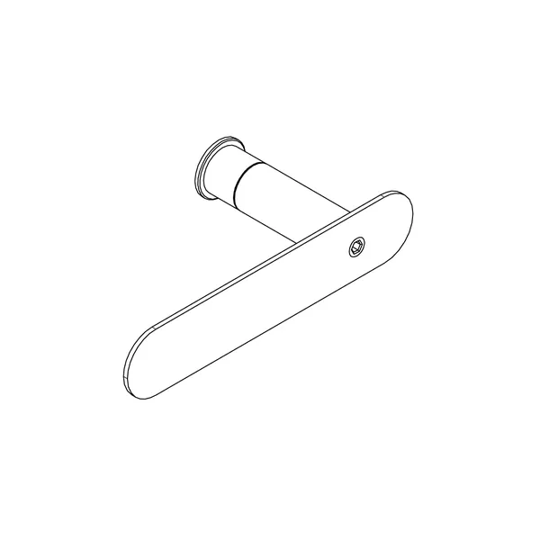 Misura Wall Mounted Toilet Roll Holder