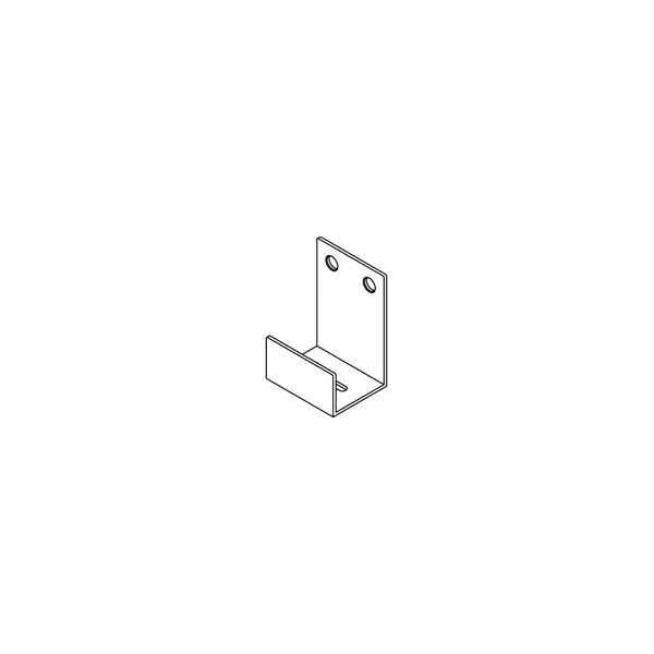 Fontea wall mounted stainless steel robe hook