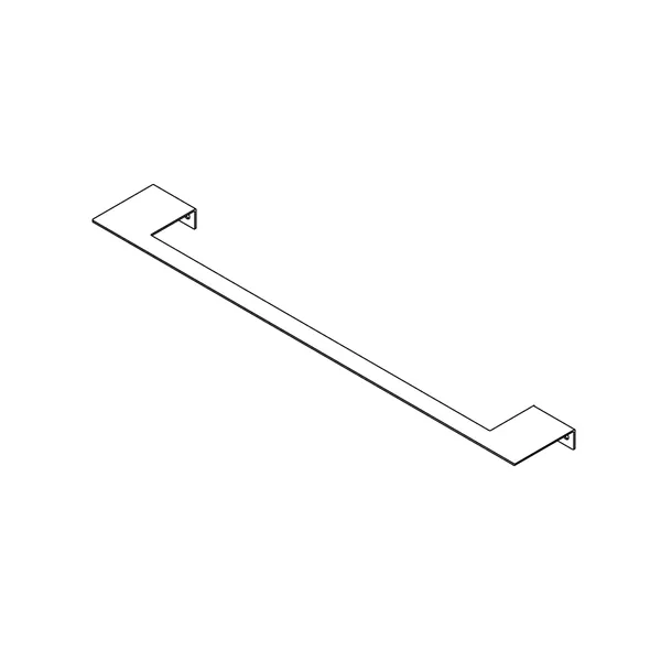 Misura Wall Mounted Towel Rail, 650 mm