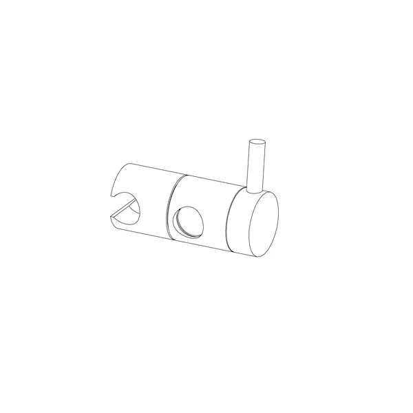 Terme Slide Bar With Adjustable Hand Shower Holder