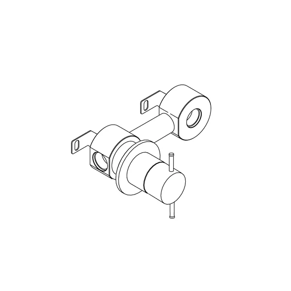 Remo Concealed Wall Mounted Bath Mixer Without Spout