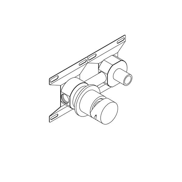 Sospenso Concealed Wall Mounted Shower Control Plate