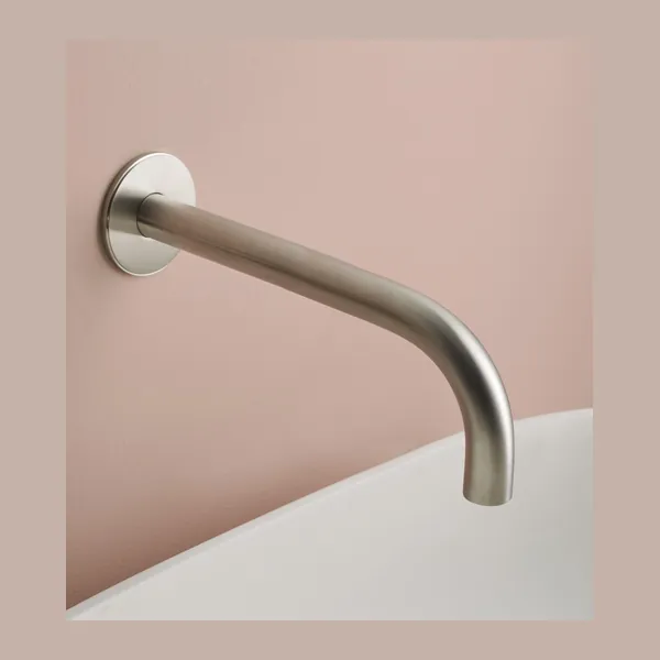Accordo Long Reach Wall Spout for Deep Wash Basins