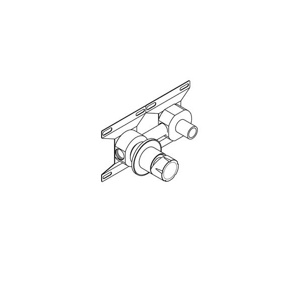 Accordo Concealed Wall Mounted Mixer Without Spout