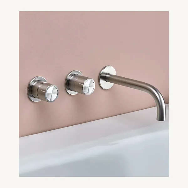 Accordo Wall Mounted Bath Set with Mixer, Diverter and Spout