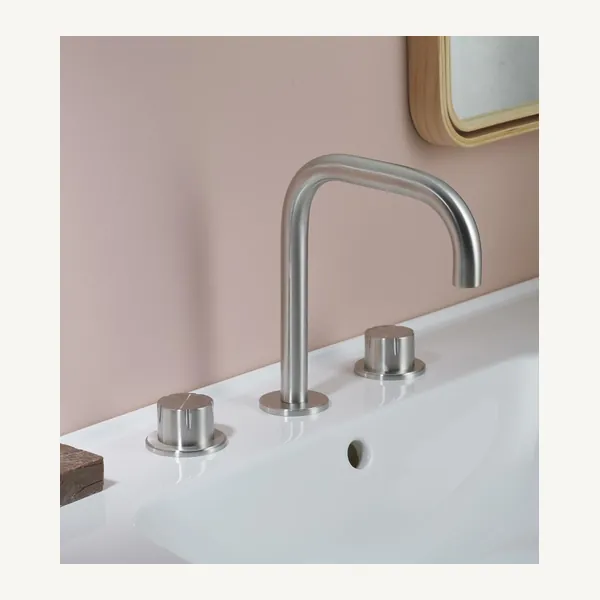 Accordo Three Hole Basin Mixer Set Without Waste