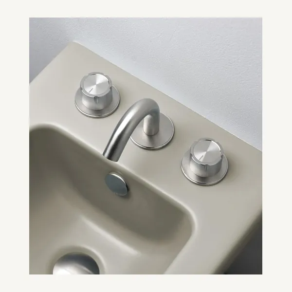 Accordo Three Hole Bidet Mixer Set Without Waste