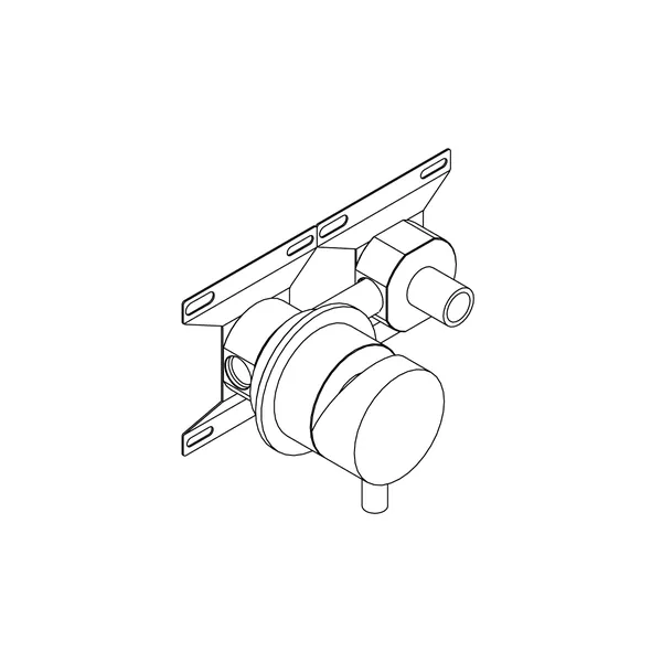 Portata Concealed Wall Mounted Shower Valve Body