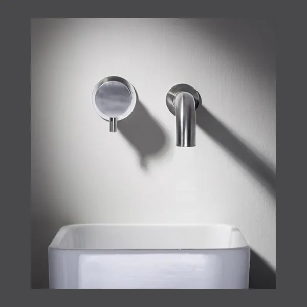Portata Wall Mounted Bath Set, Spout and Mixer, 40 mm Spout