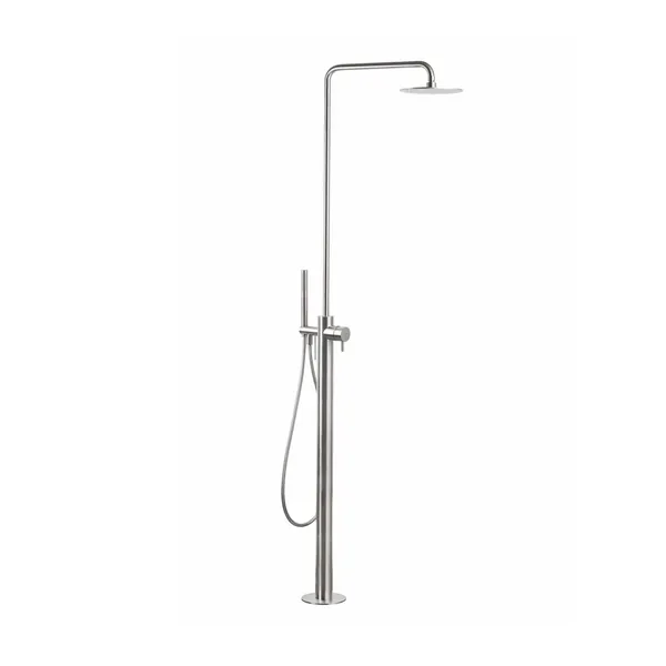 Limpido Freestanding Shower Column with Diverter and Hand Shower