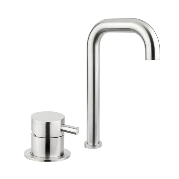 Portata Two Hole Deck Mounted Basin Mixer