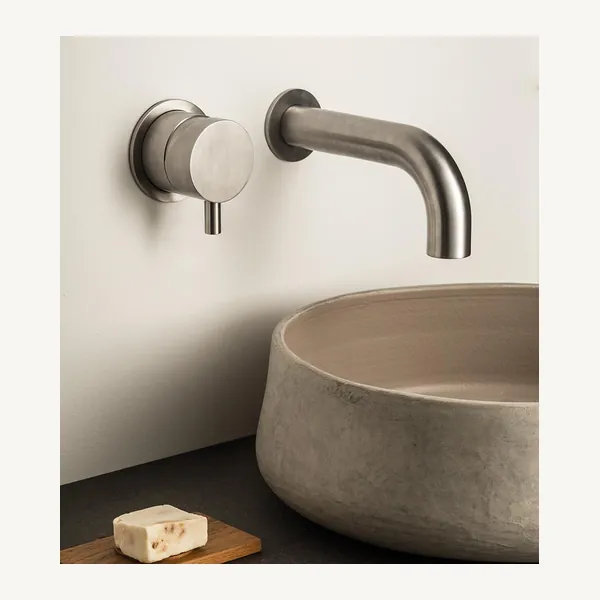 Portata Wall Mounted Bath Set, 34 mm Spout and Mixer