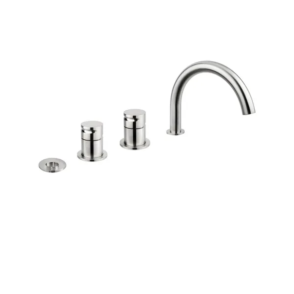 Sospenso Deck Mounted Bath Set With Spout And Hand Shower
