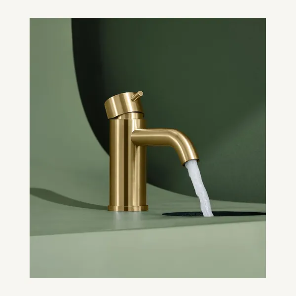 Alveo Deck Mounted Basin Mixer without Drain, 316L Steel