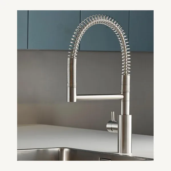 Flutto Deck Mounted Kitchen Sink Mixer With 360 Swivel Spout