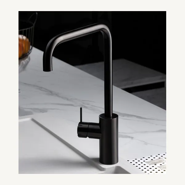 Accordo Deck Mounted Single Lever Sink Mixer with Swivelling Spout