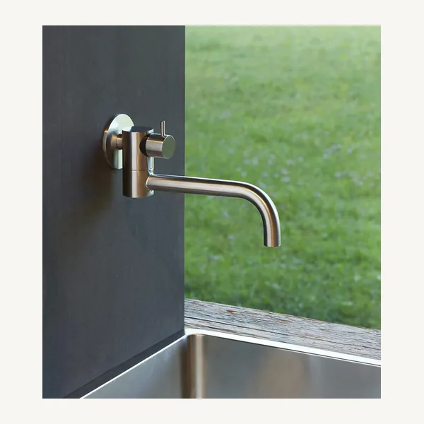 Asse Wall Mounted Cold Water Kitchen Spout