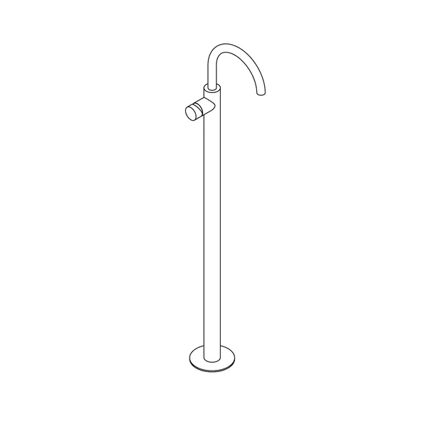 Sospenso Deck Mounted Countertop Basin Mixer