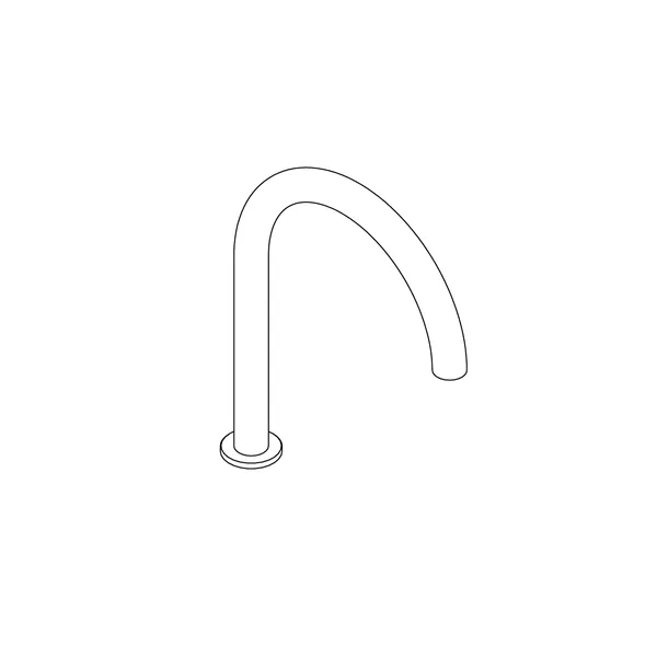 Sospenso Deck Mounted Bath Spout