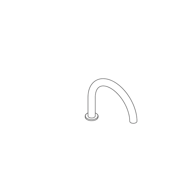 Sospenso Deck Mounted Basin Spout