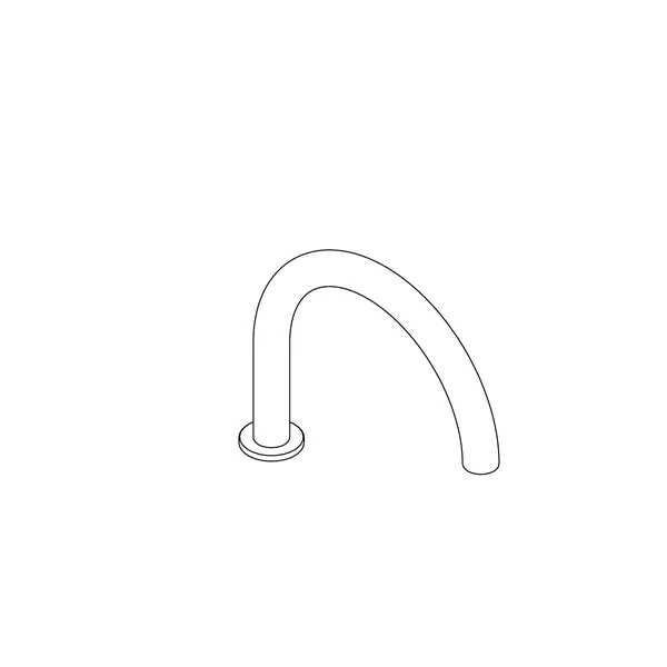 Sospenso Deck Mounted Basin Spout