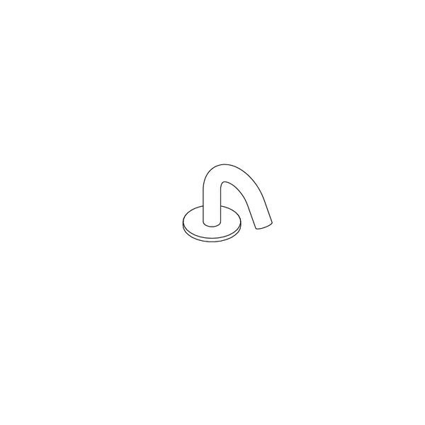 Sospenso Rear Deck Bidet Filler Spout