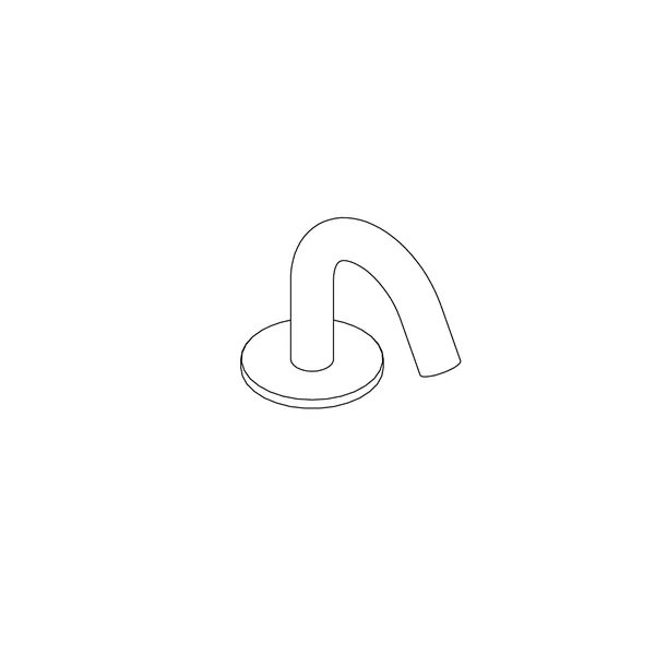 Sospenso Rear Deck Bidet Filler Spout