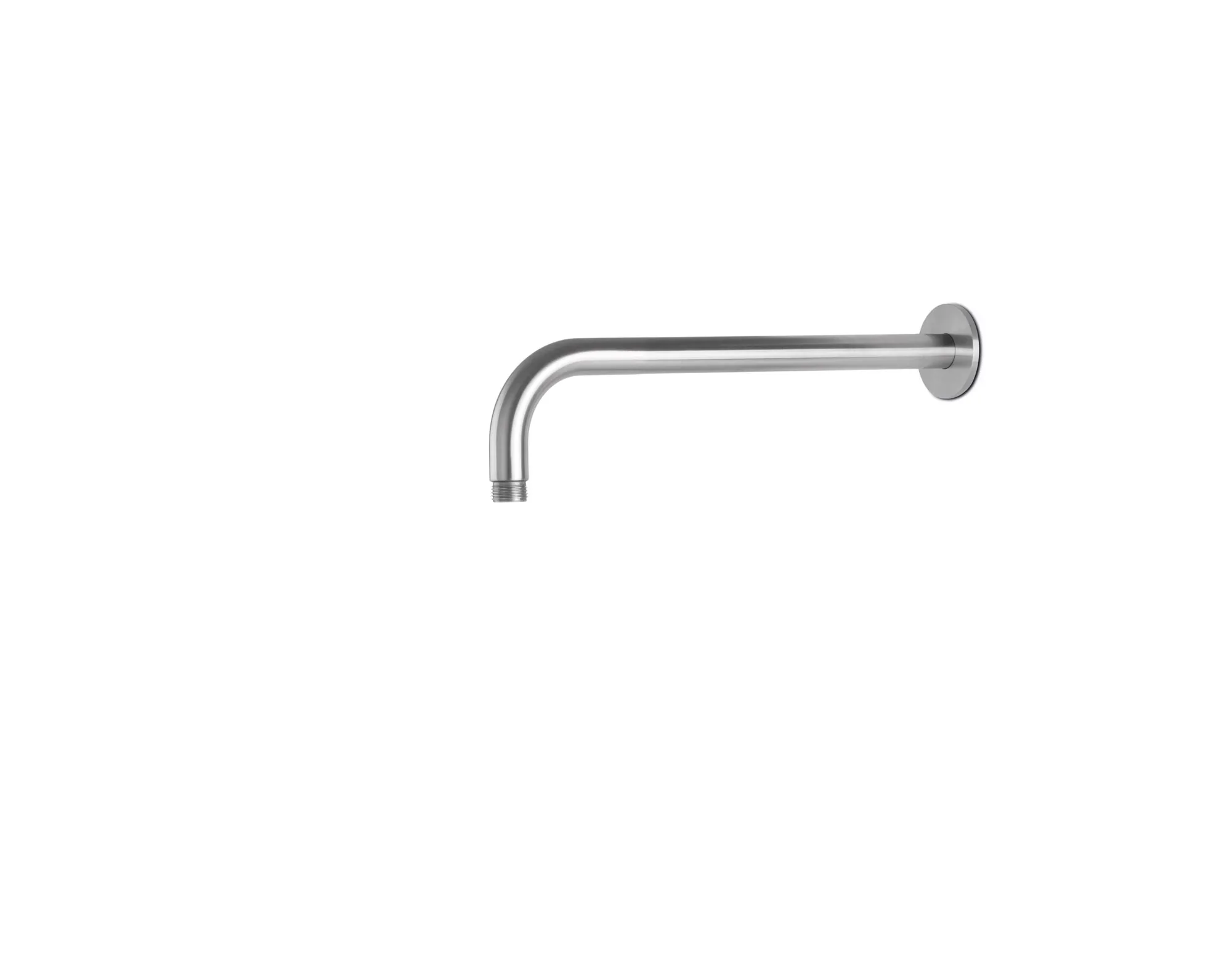 300 mm round wall shower arm in stainless steel