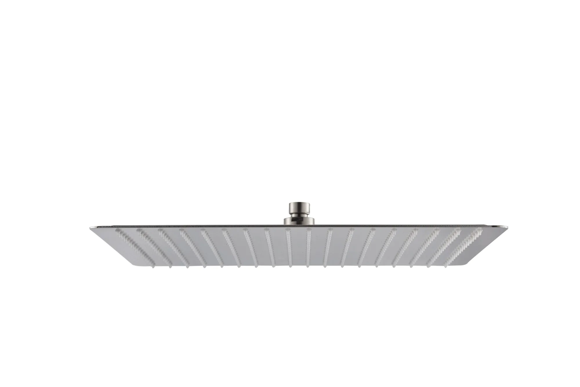 400 x 400 mm square ultraslim shower head in stainless steel