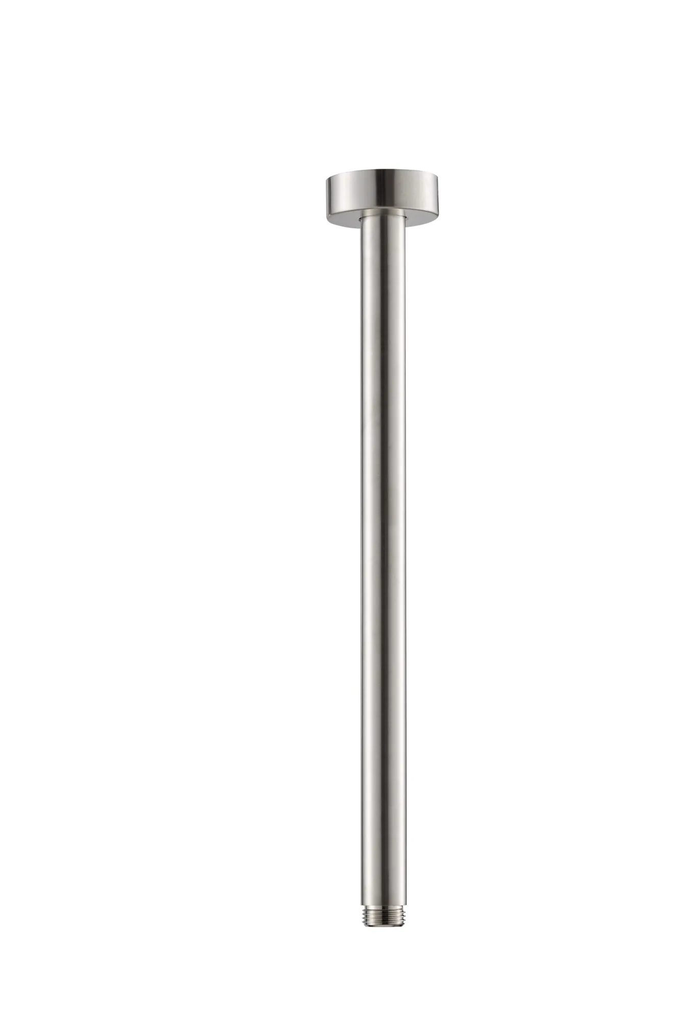 10 cm round ceiling shower arm in stainless steel