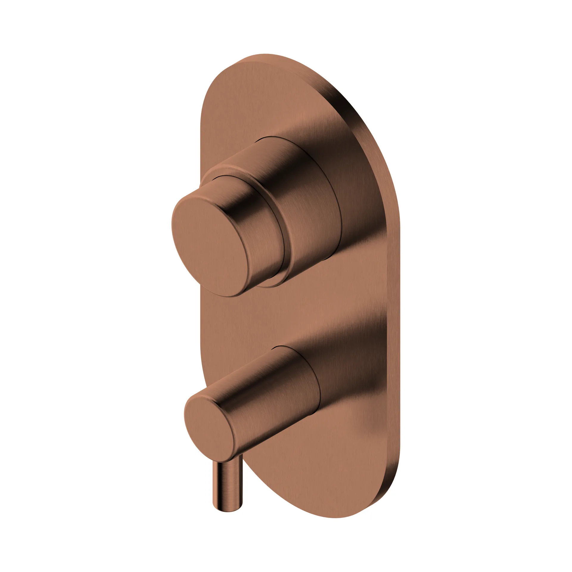 Concealed self-closing mixer valve in 304L stainless steel
