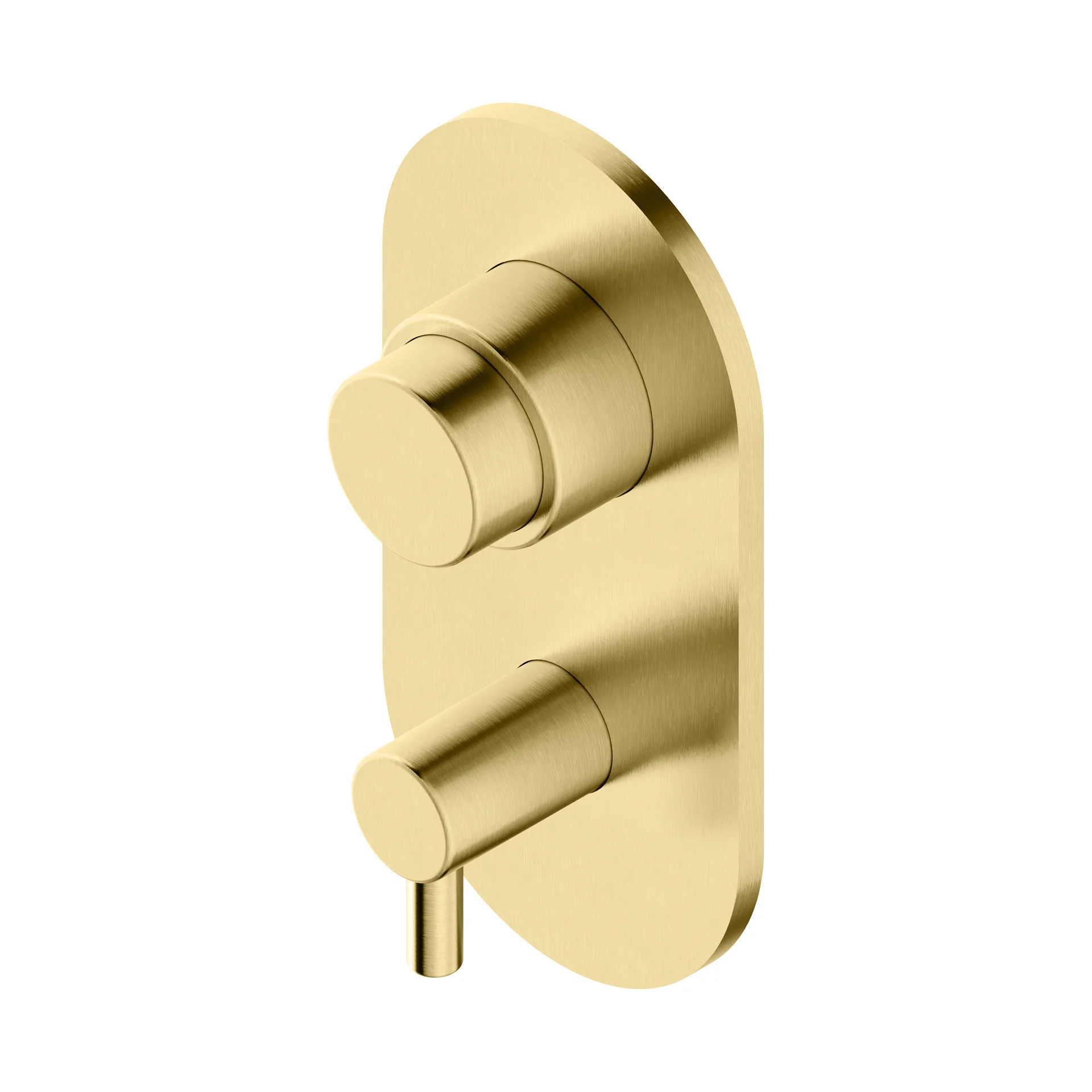 Concealed self-closing mixer valve in 304L stainless steel