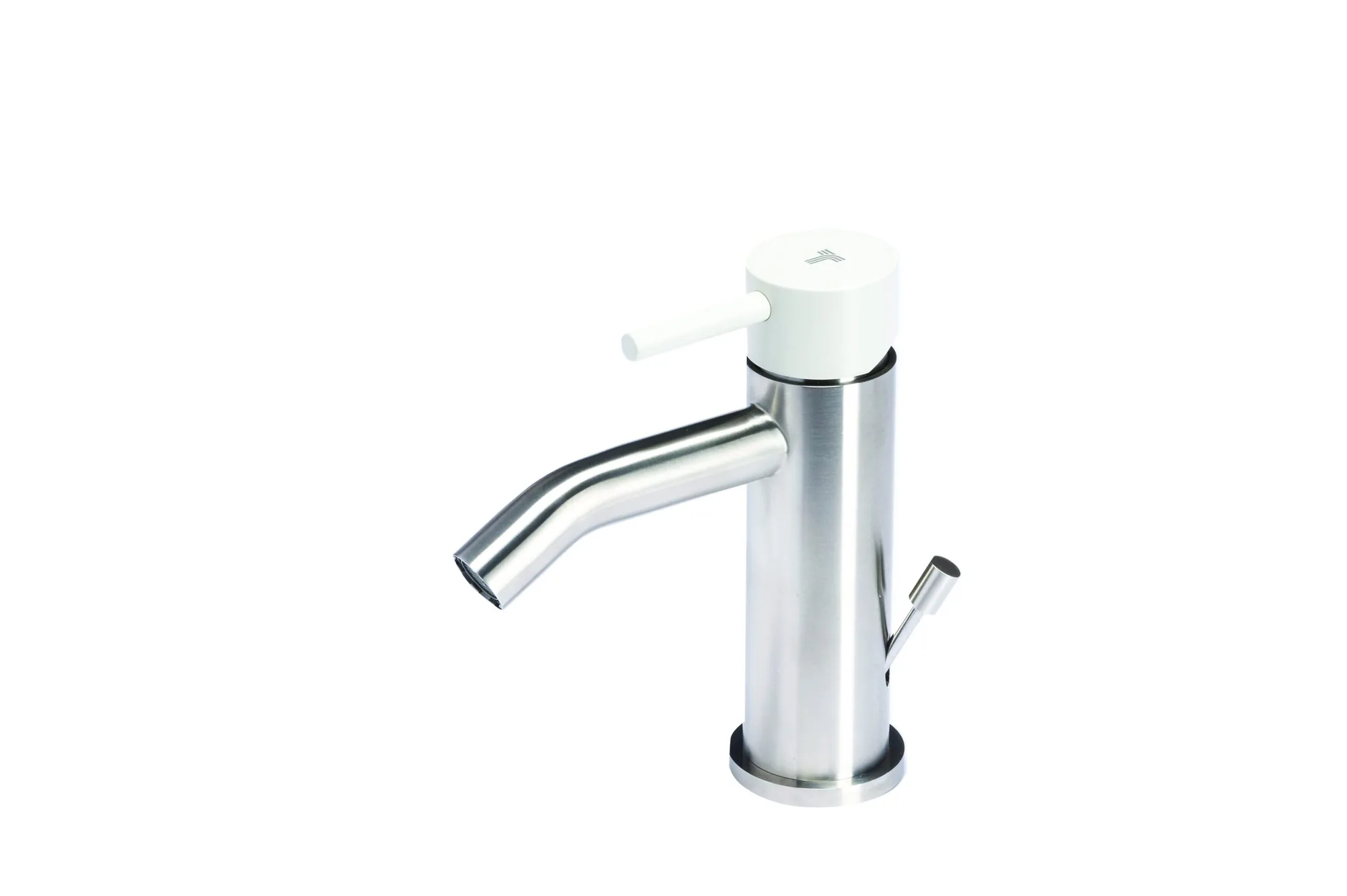 Bidet mixer tap with coloured handle