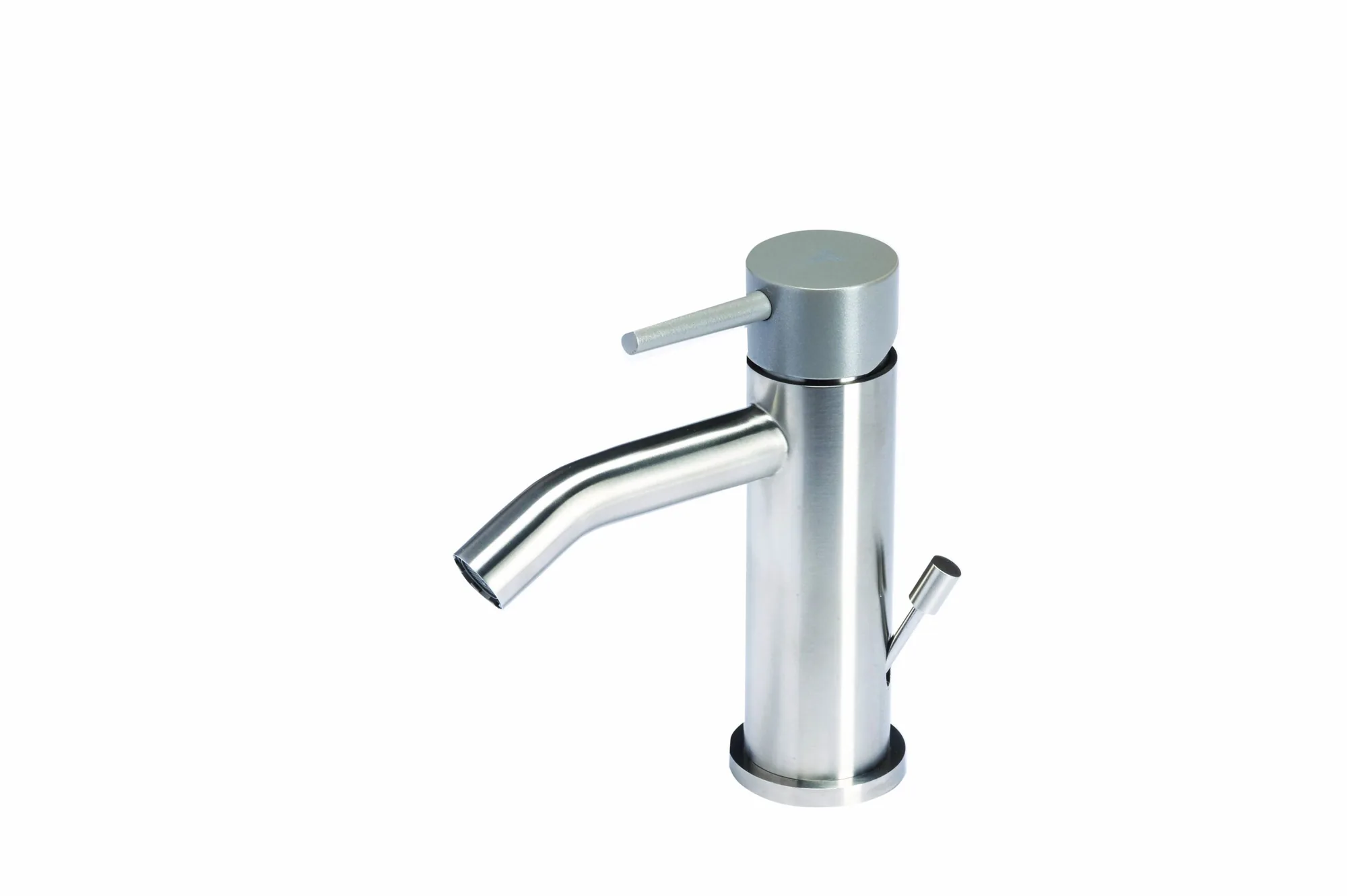 Bidet mixer tap with coloured handle