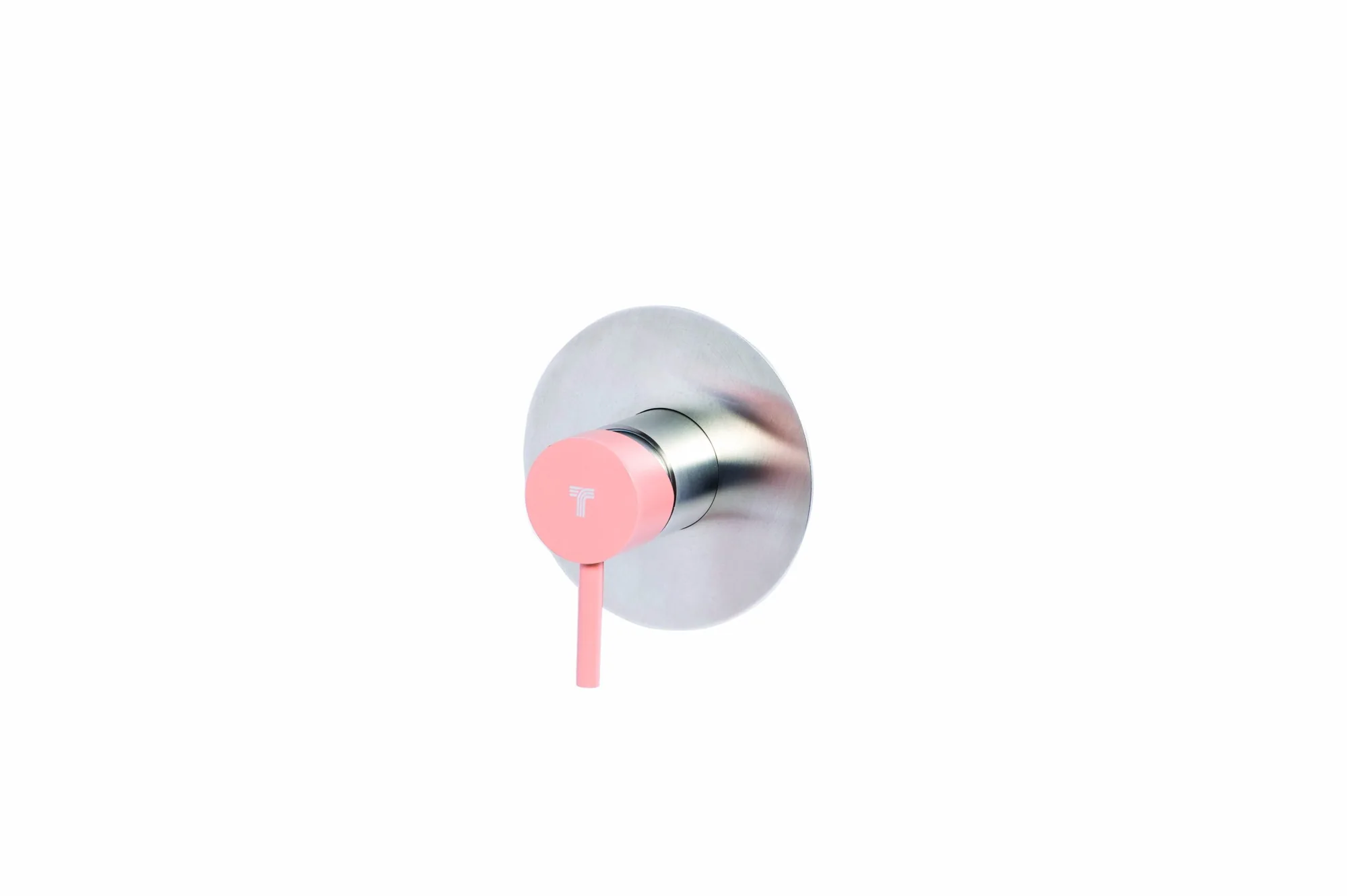 Concealed shower mixer with coloured handle
