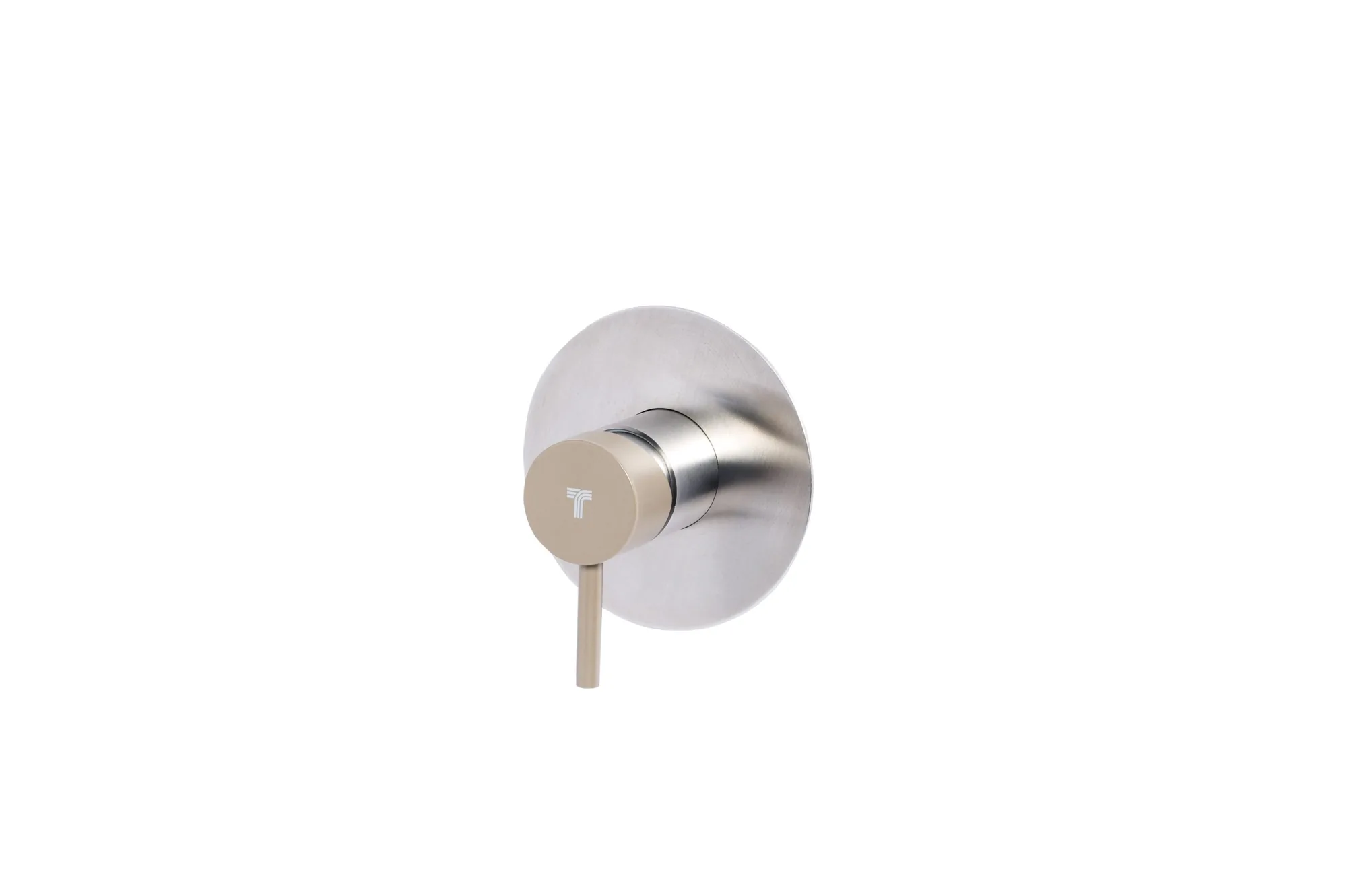 Concealed shower mixer with coloured handle