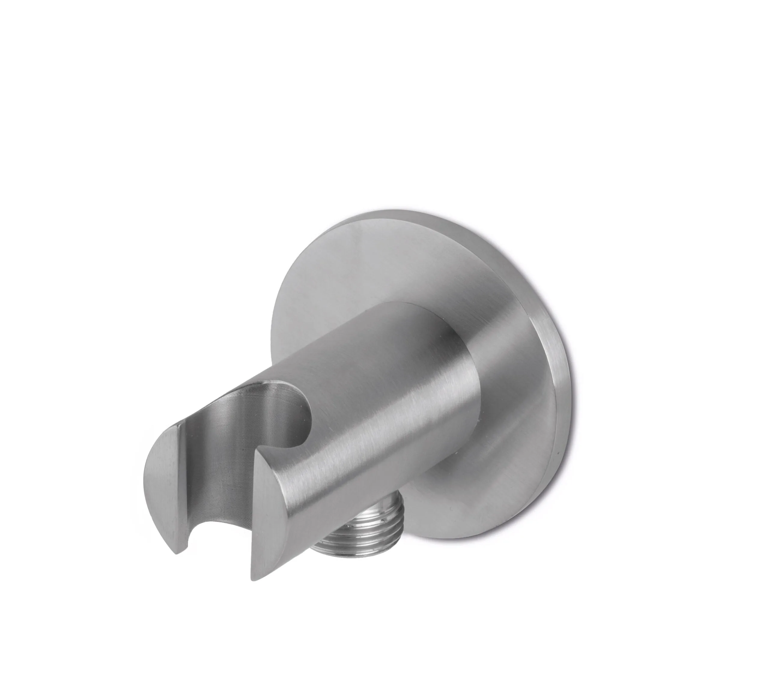 Water inlet with stainless steel hand shower holder