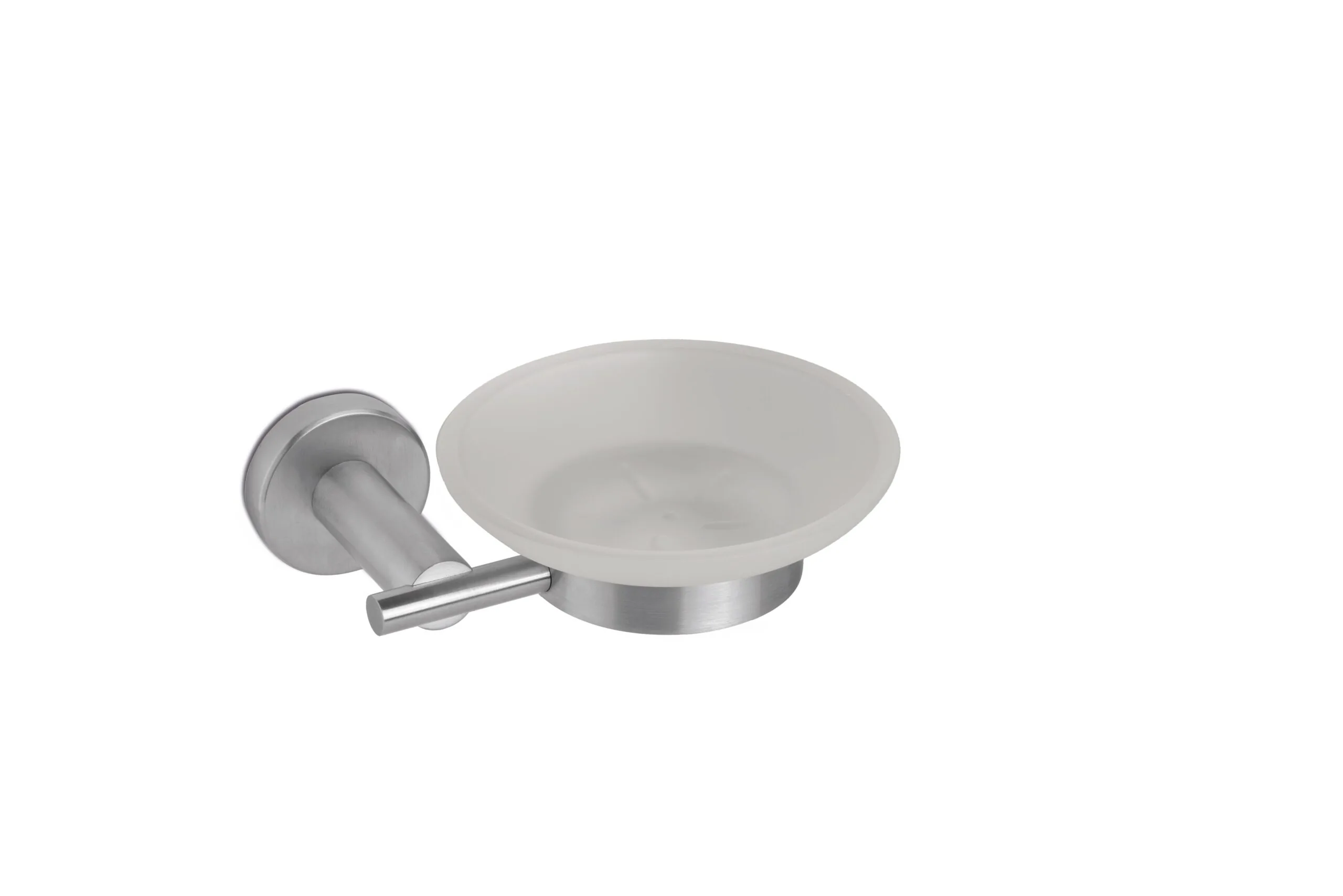Stainless steel wall-mounted soap dish