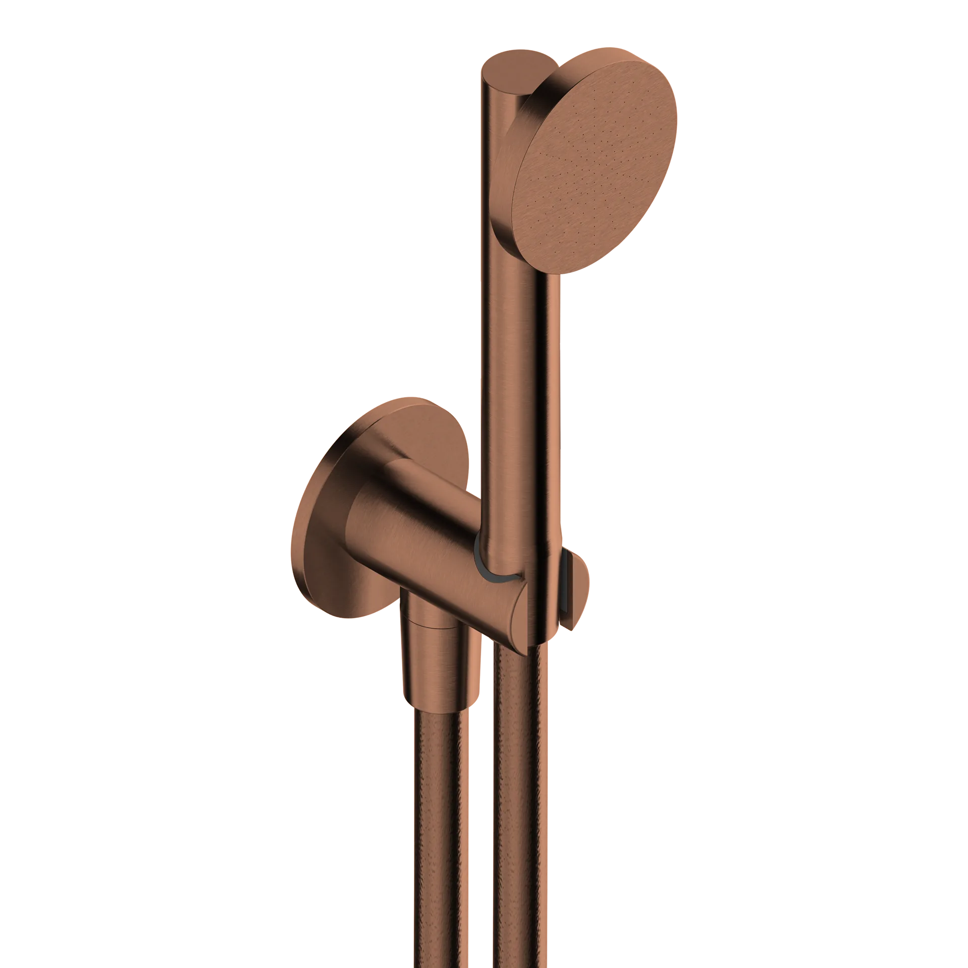 Exclusive shower kit in 316L stainless steel with 65 mm escutcheon