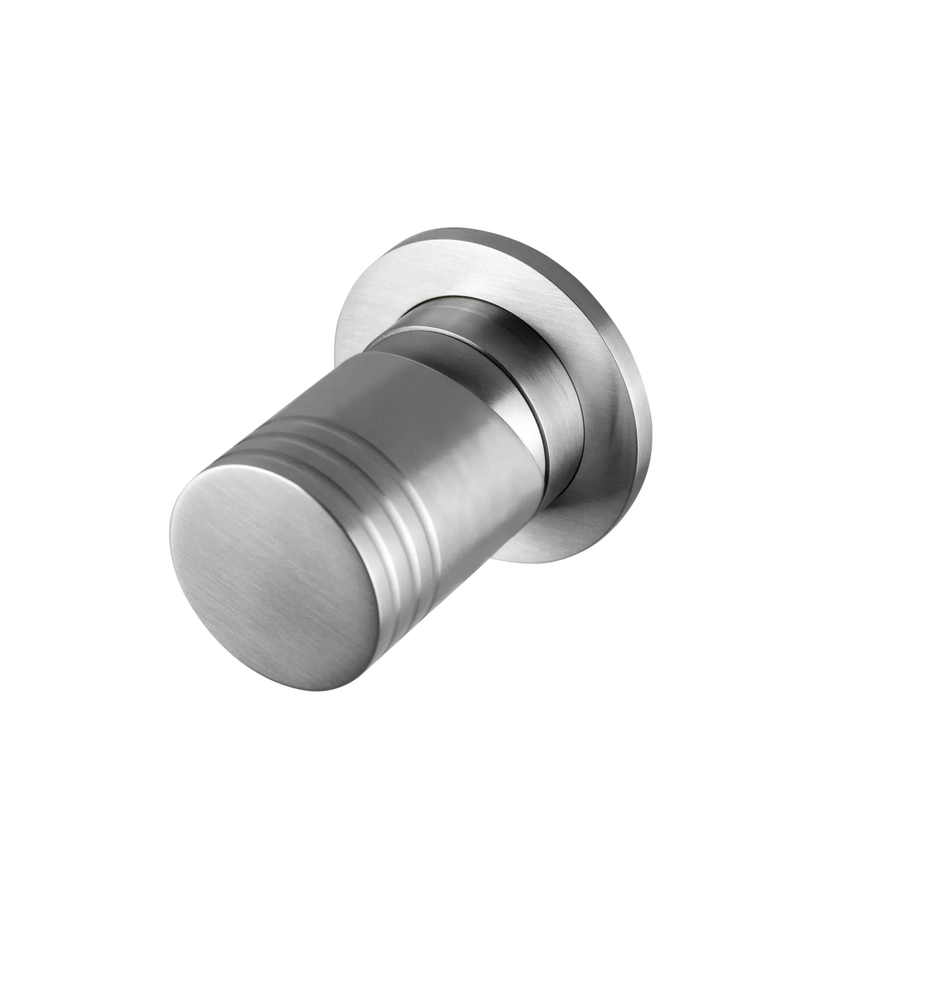 Concealed designer shower mixer in 316L stainless steel