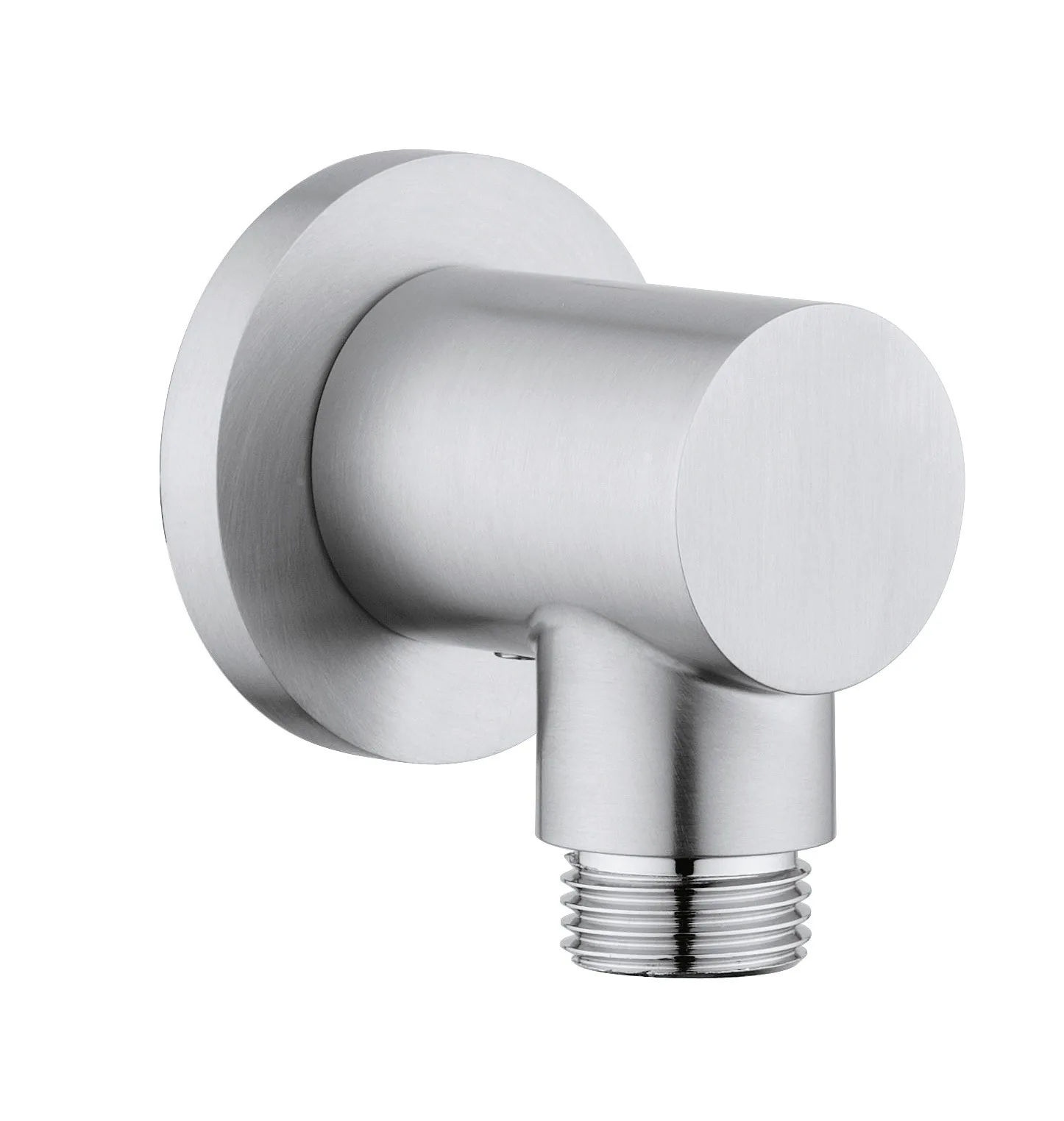 G1/2" round water inlet in 316L stainless steel