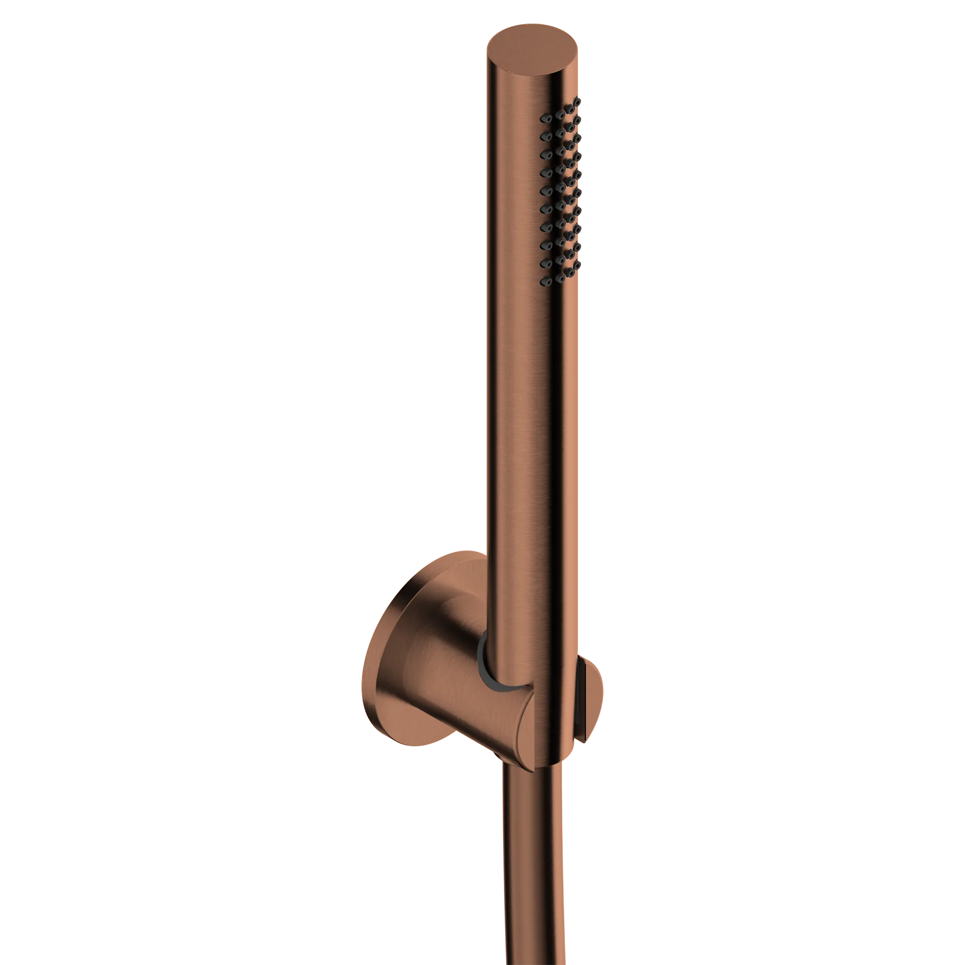 Shower kit: handset, hose and holder in 316L stainless steel