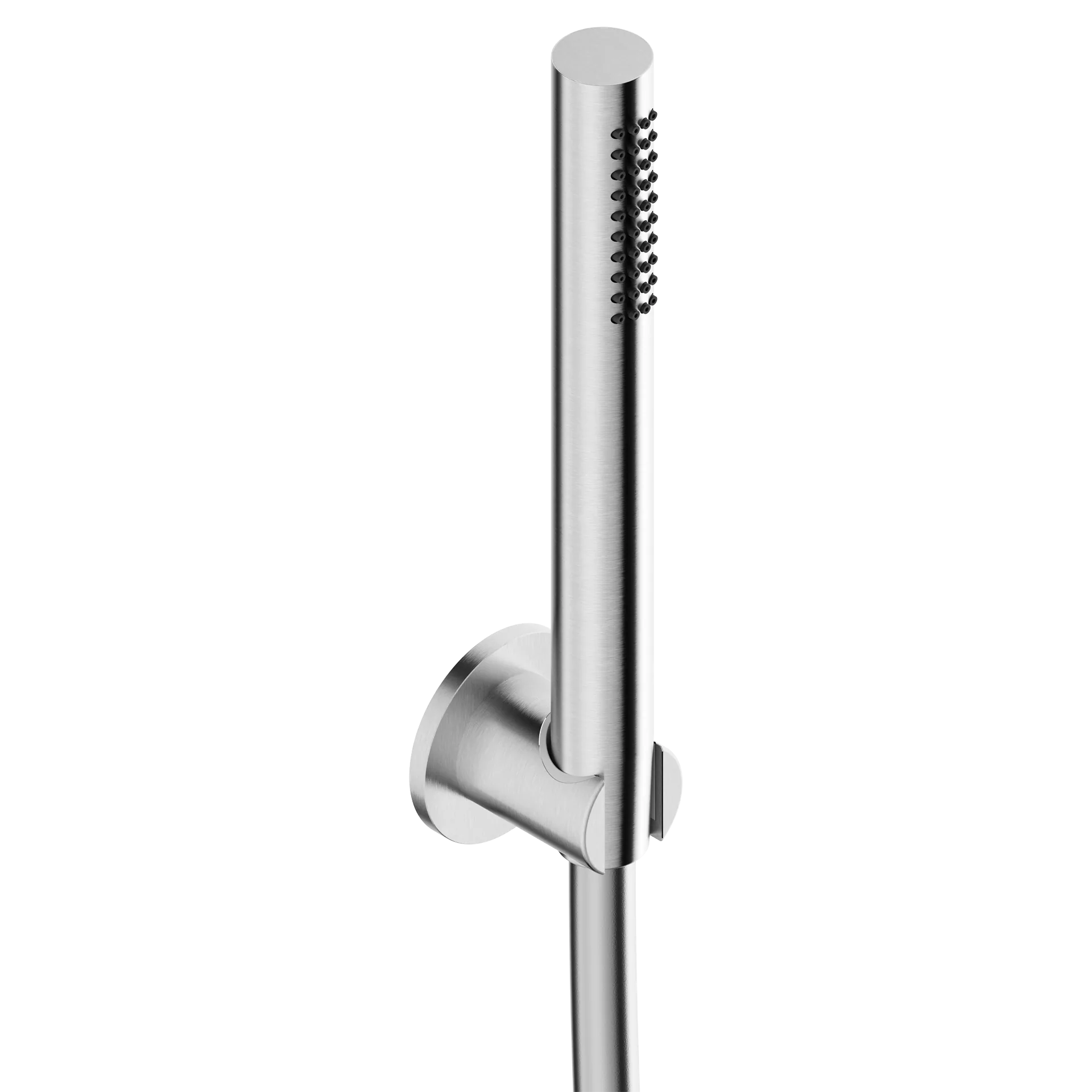 Shower kit: handset, hose and holder in 316L stainless steel