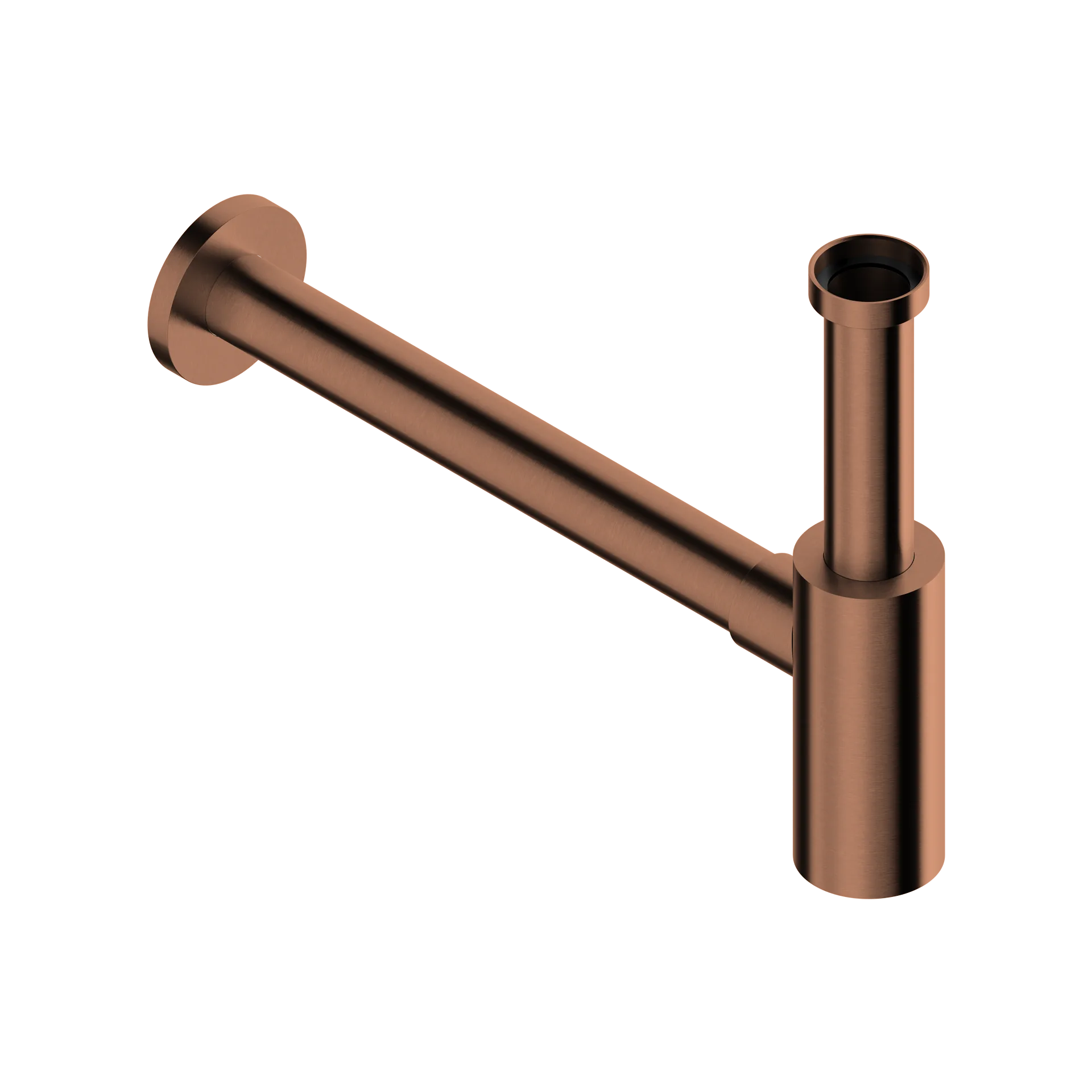 Minimal round siphon G1"1/ 4, luxury model in 304L stainless steel