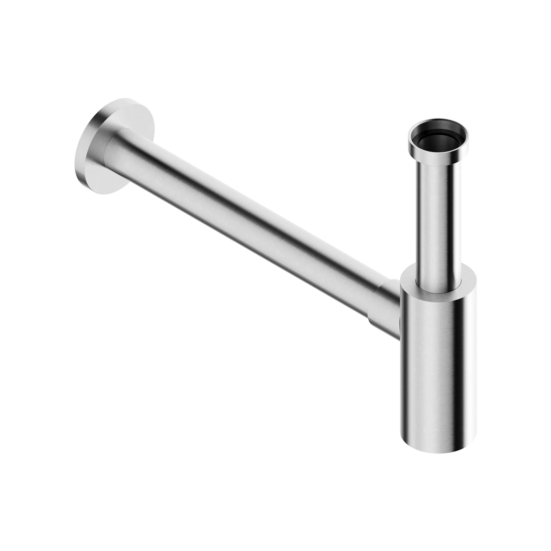 Minimal round siphon G1"1/ 4, luxury model in 304L stainless steel